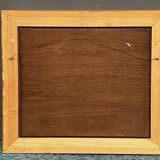 P. van Dinteren "Old Town". Oil on wood panel.