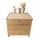 Raw wooden chest