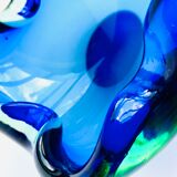 Vintage blue ashtray, Murano