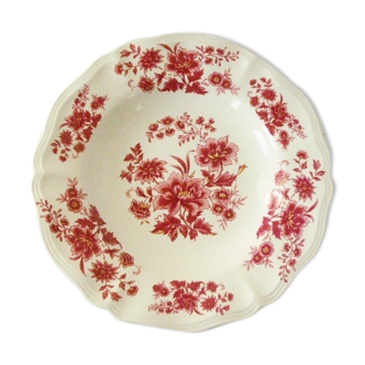 Plat creux ancien Sarreguemines collection Aubusson