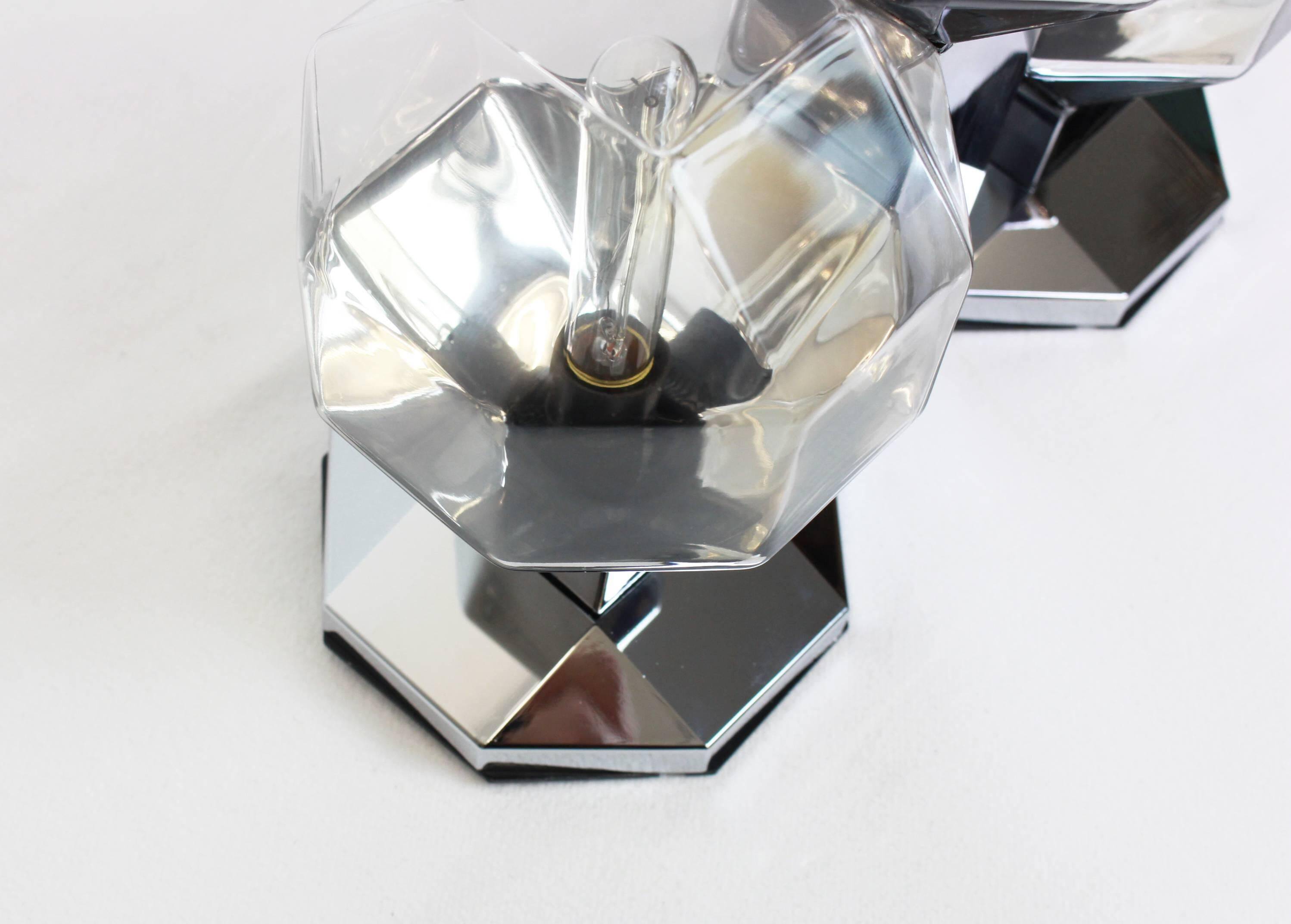 Pair of Two Wall Sconces by Motoko Ishii for Staff, Germany, 1970s