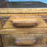 Asymmetrical chest of drawers