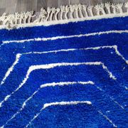 Moroccan rug in natural wool 2.5x1.5 m