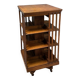 Large antique revolving bookcase