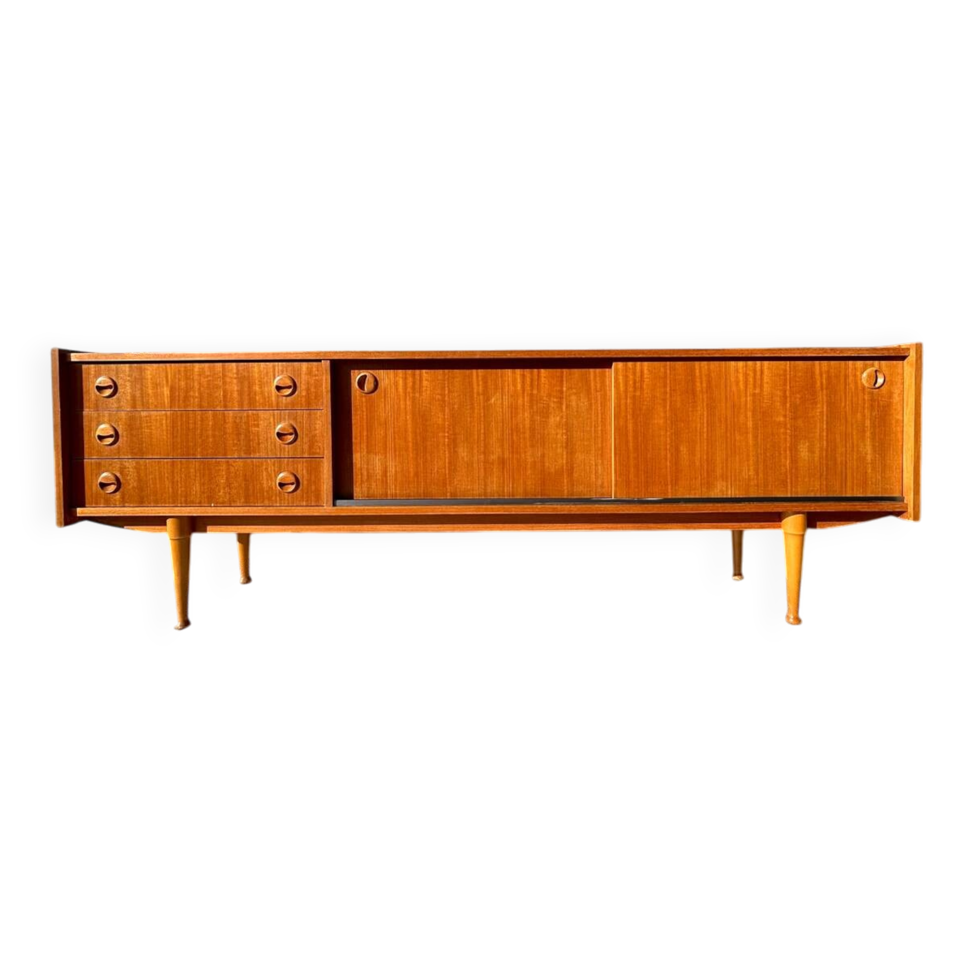 Vintage Scandinavian teak sideboard - 1960s/70s