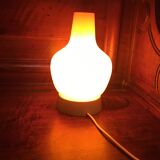 60'S vintage orange opaline lamp