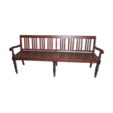 Colonial bench in rosewood