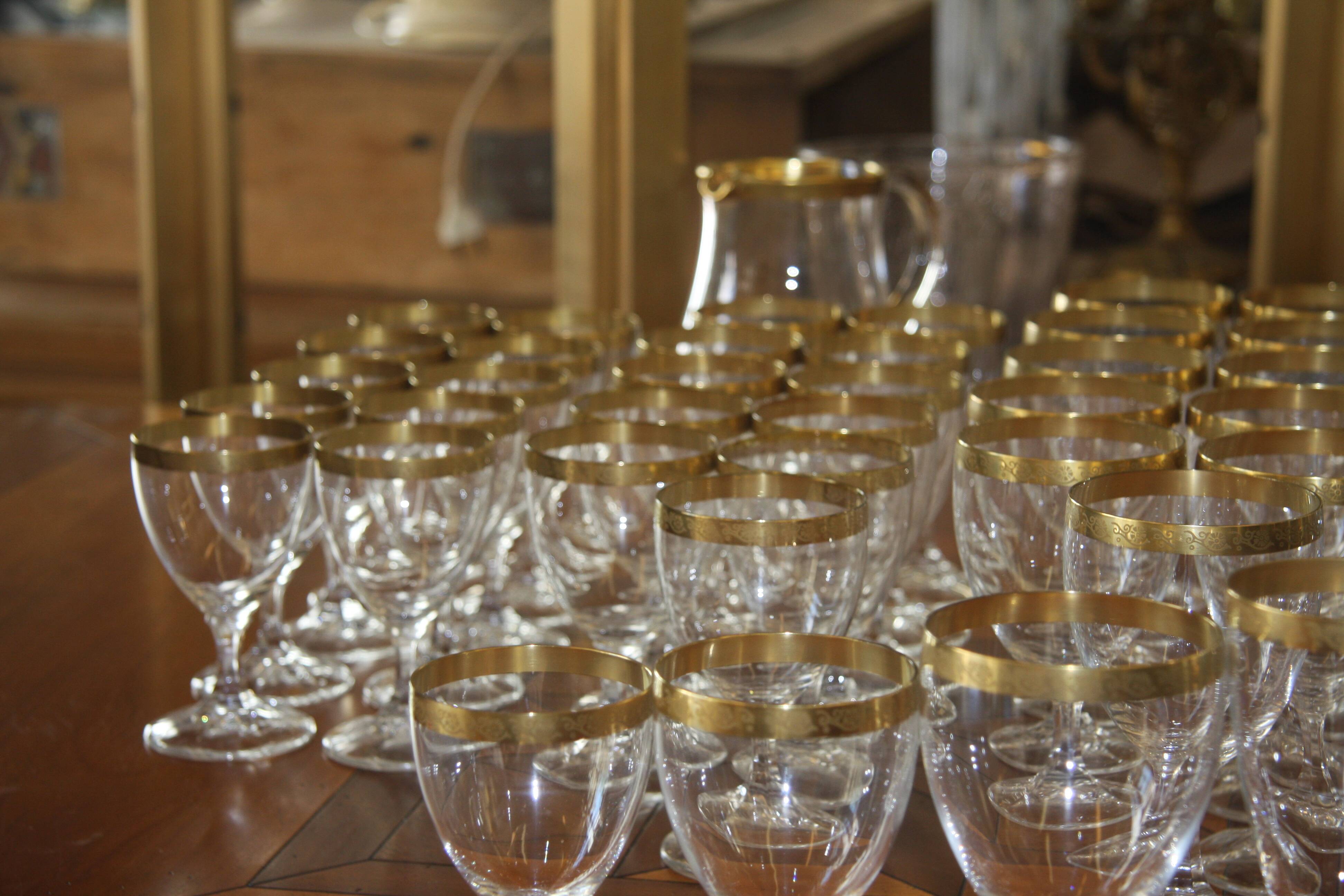 glassware set, 48 pieces