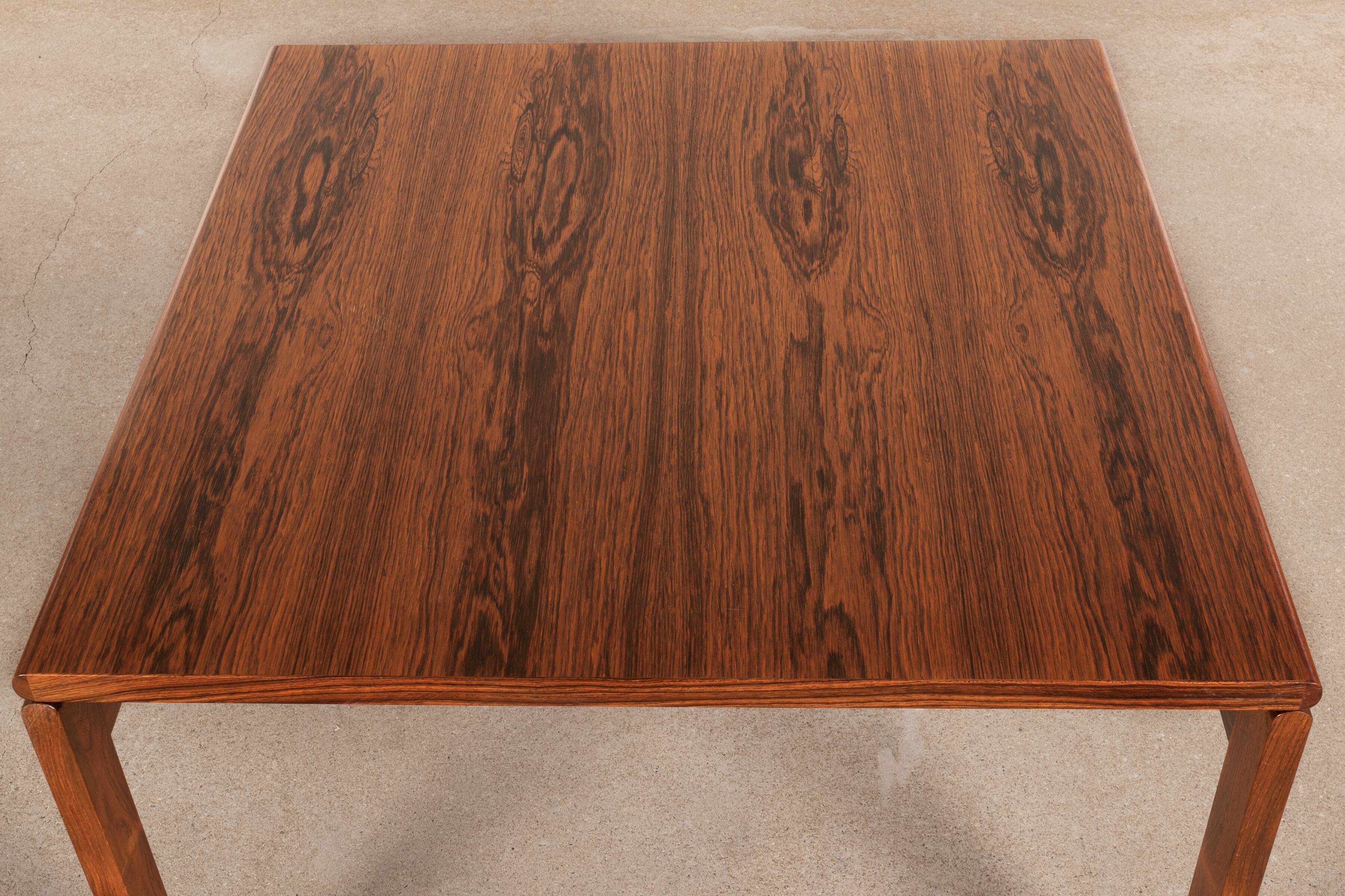 Tobia Scarpa coffee table in wood for Haimi Finland, 1975