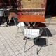 Transformable Scandinavian table low/high 1960s