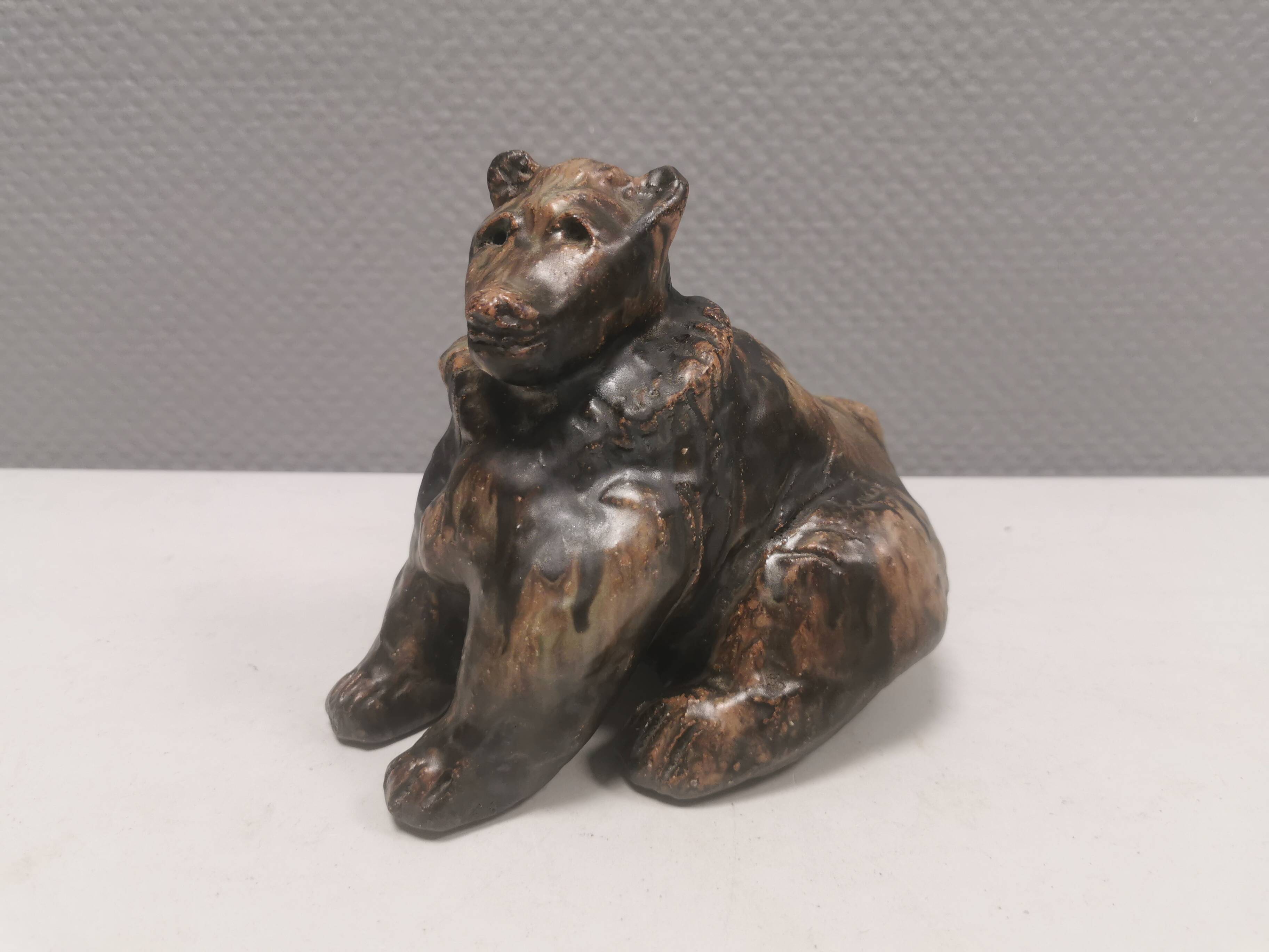 Beautiful ceramic bear, Danish and estimated to be from the 1960-70s.