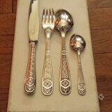 Christofle Villeroy pattern 4-piece cutlery set