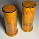 Burl wood veneered columns 20th century