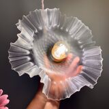 Vintage frosted glass lampshade pendant lamp