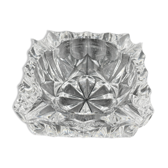 Square crystal ashtray