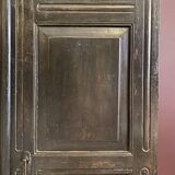 Armoire en teck laqué noire