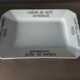 Advertising ceramic dish, meat counter, Paris