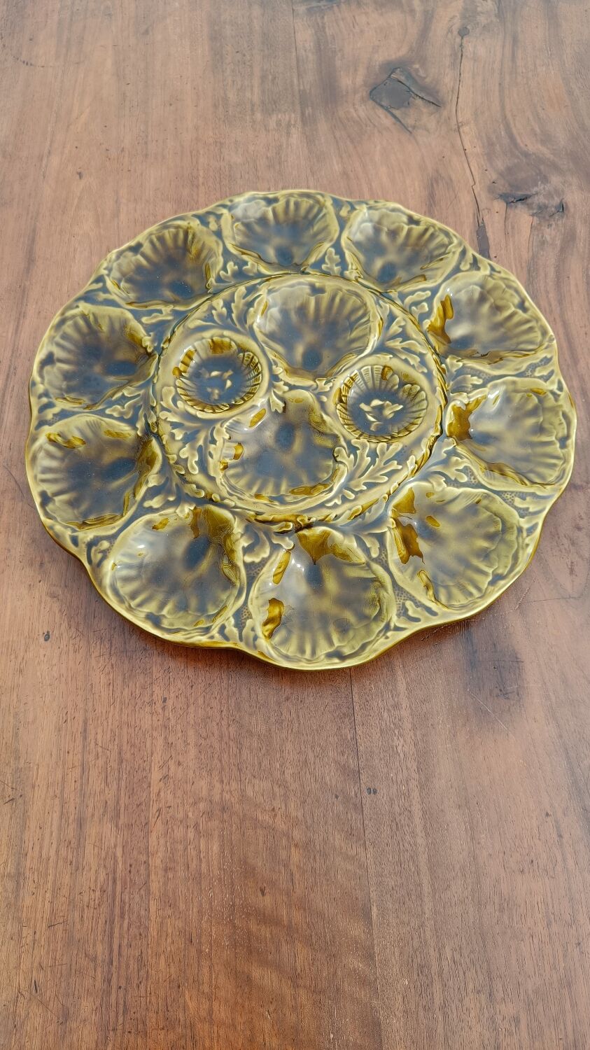 Vintage oyster service Gien – ceramic