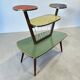 Vintage rockabilly side table/plant table in 4 colours.