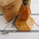 Pied de lampe en bois