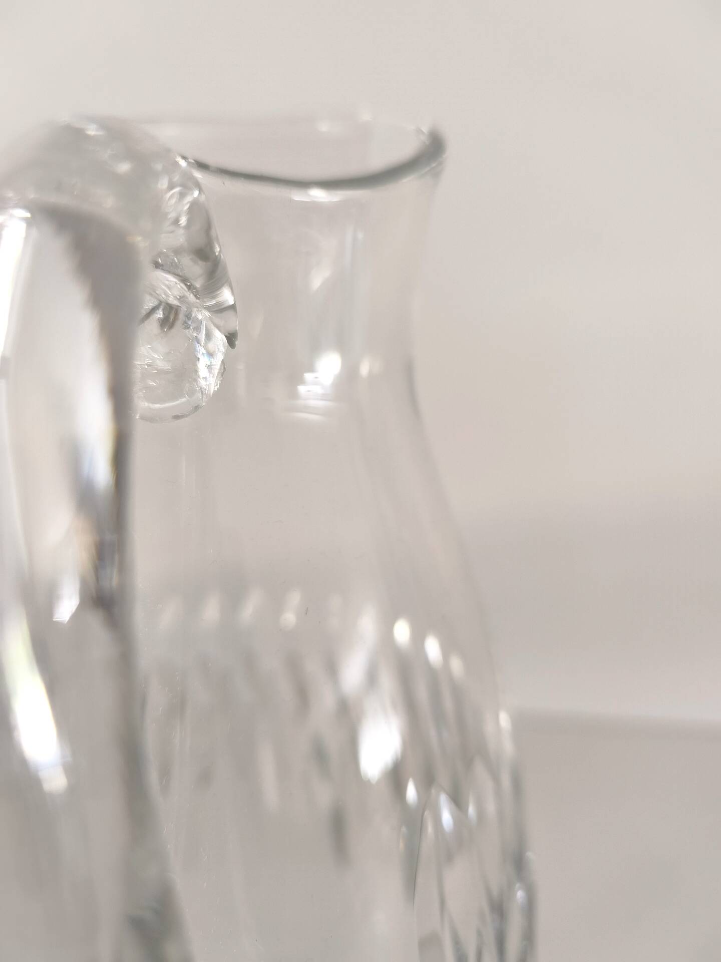 Broc pitcher in Baccarat crystal Carcassonne