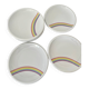 Lot 8 assiettes arc en ciel Tonika Kahla