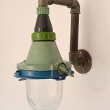 Old Soviet CCCP industrial lamp