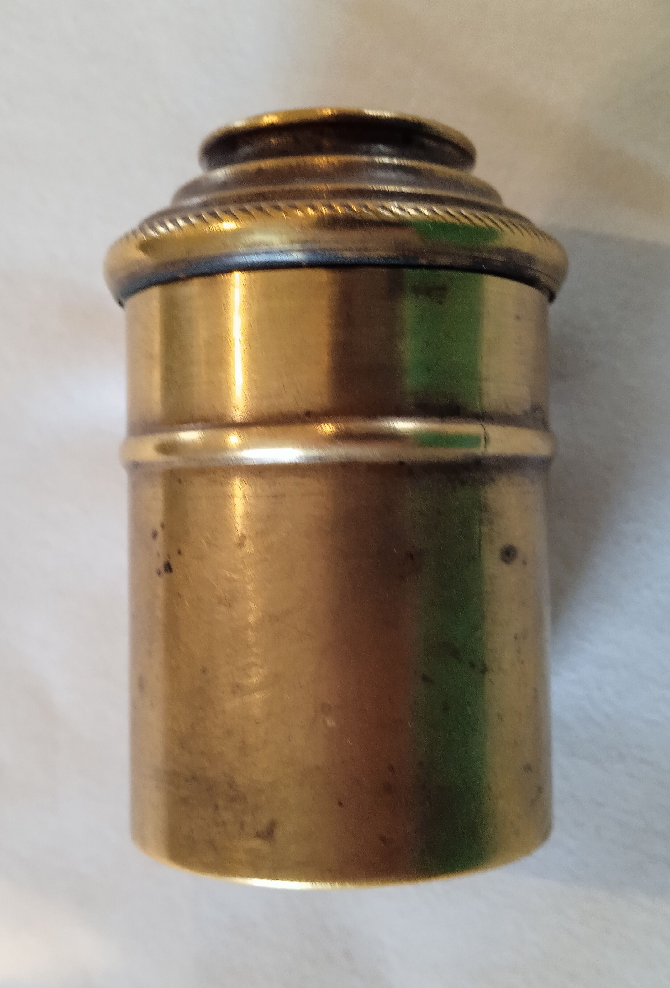 Antique brass magnifying glass