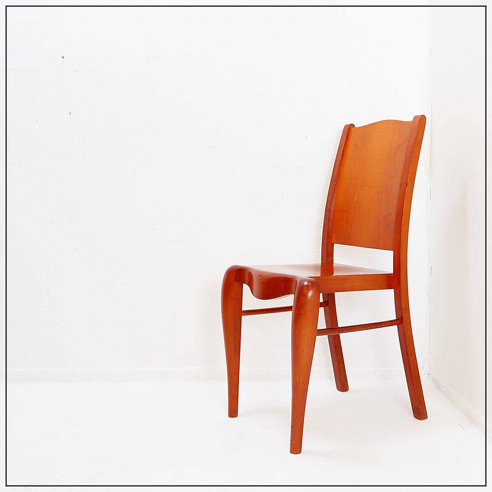 'Placide of Wood' chair by Philippe Starck for Driade Italy, 1990s