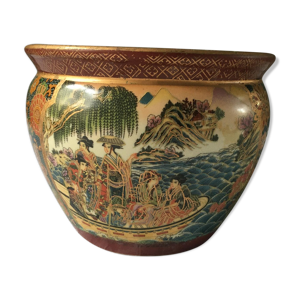 Vase Satsuma ancien en