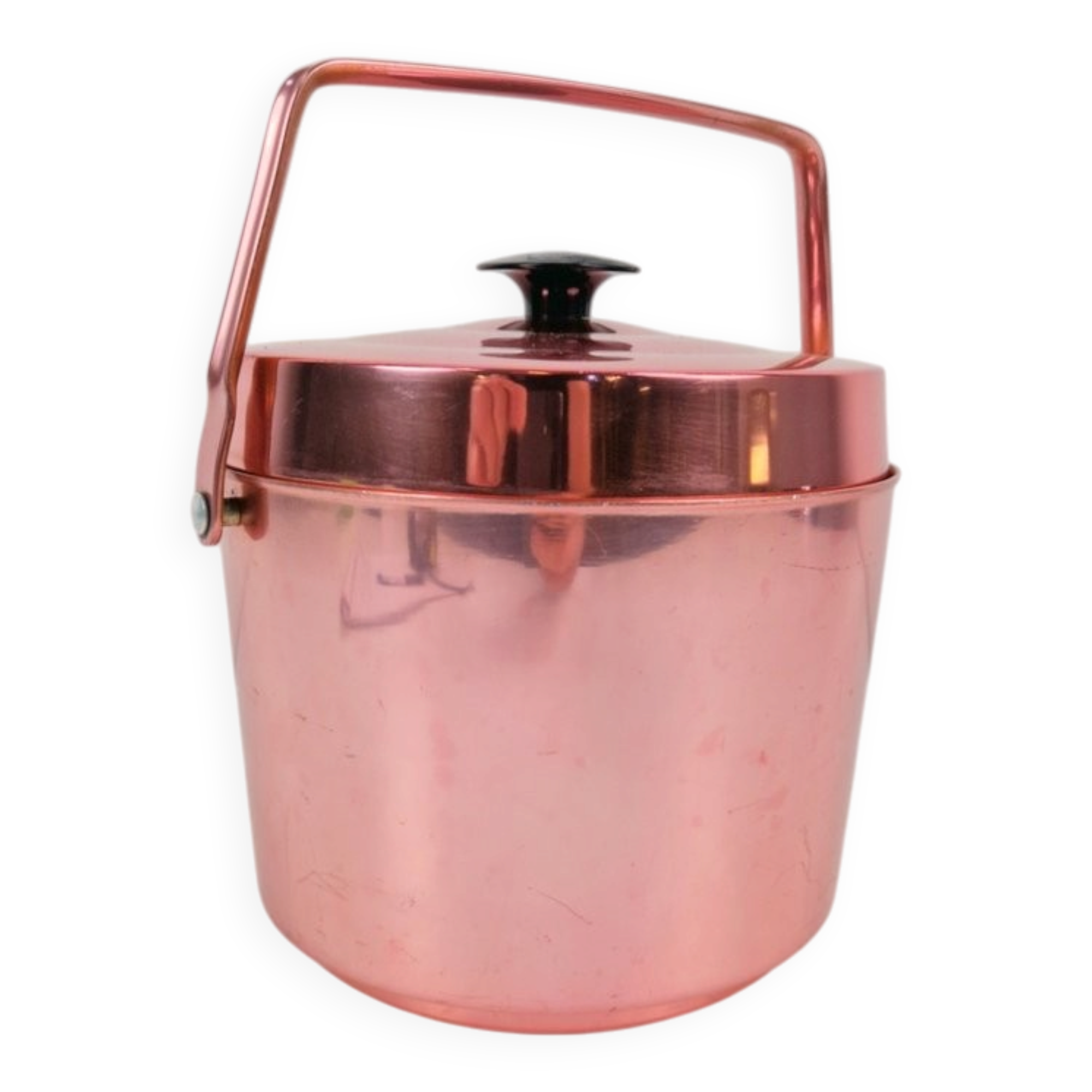 Purple Anodized Aluminium Ice Bucket by Alfi, Germany, 1960s