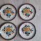 Set 4 assiettes dessert Corfou Boch 1966