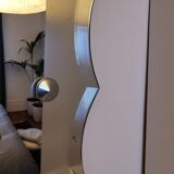 Art deco mirror stamped 74x50cm