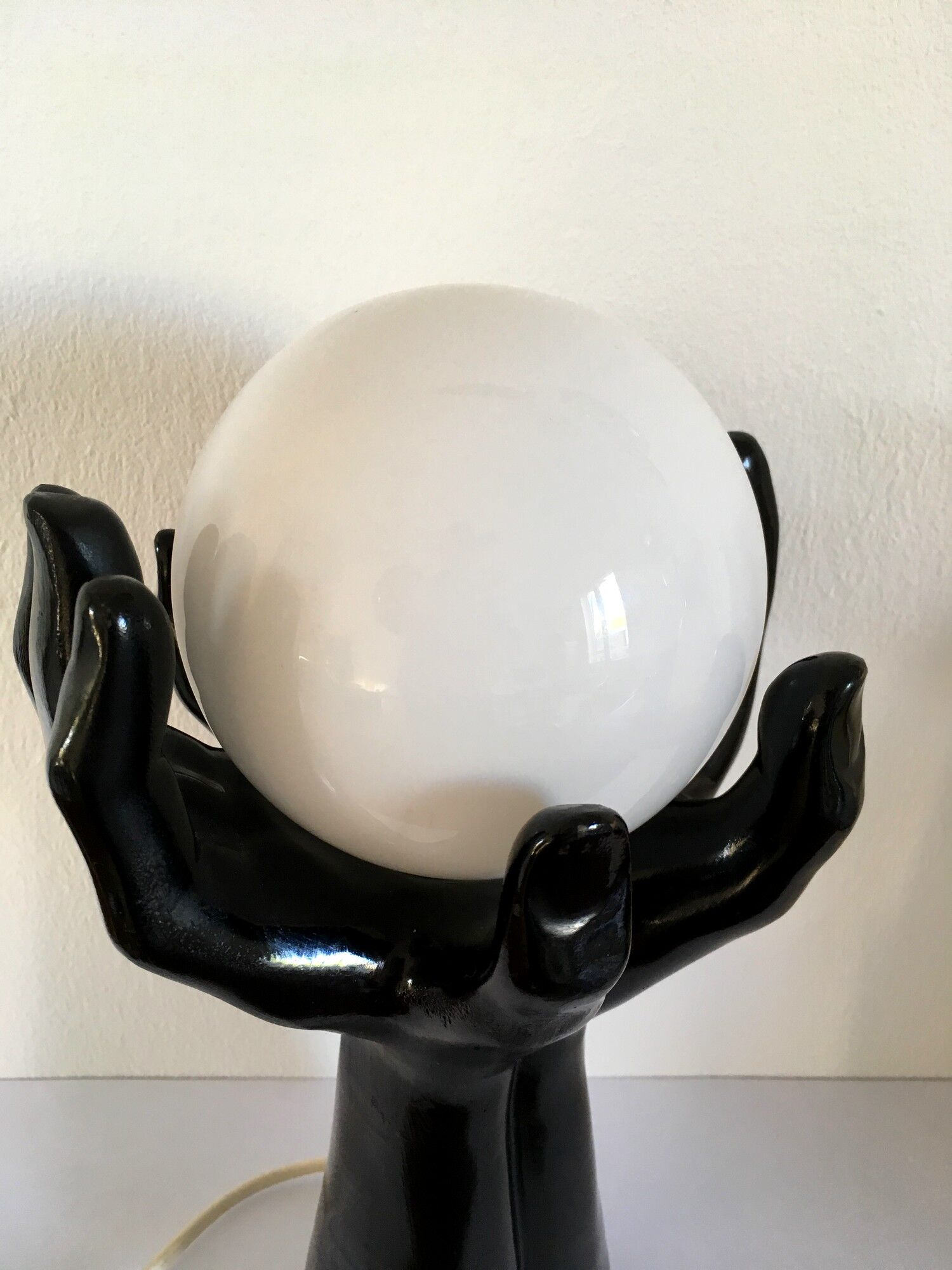 Vintage 70s hand lamp