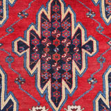 Tapis ancien en laine fait main Mazlagan Iran 194 cm