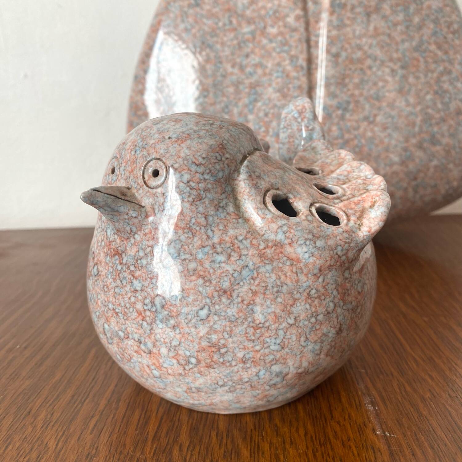 Oiseau en céramique Virebent pique fleurs