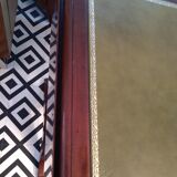 English leather mahogany desk