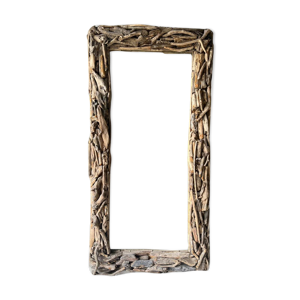 Miroir en bois flotté