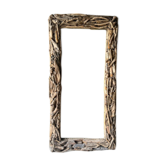 Bali driftwood mirror