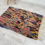 Handcrafted Moroccan Berber carpet 135 x 94 CM