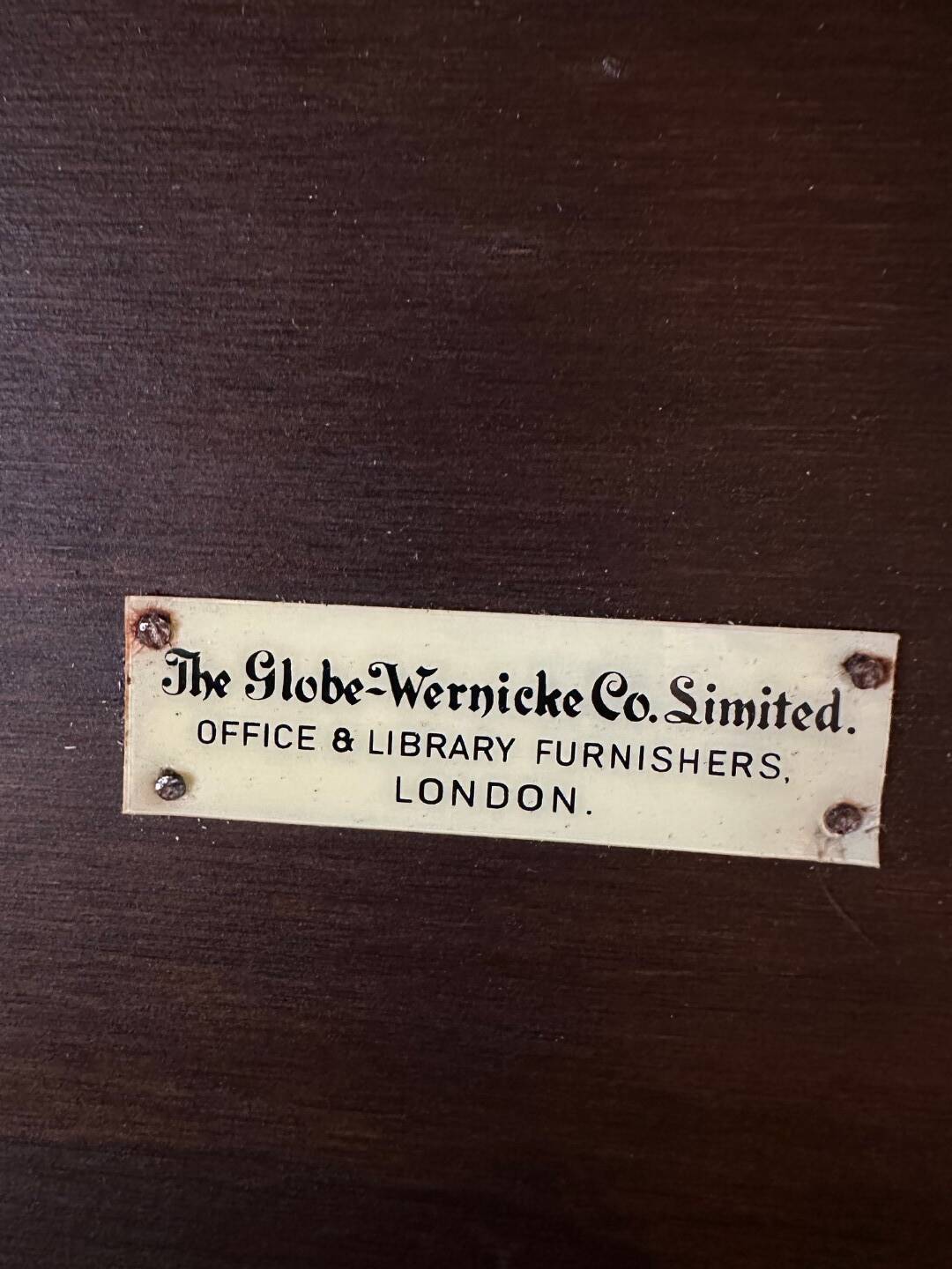 Antique Globe Wernicke bookcase