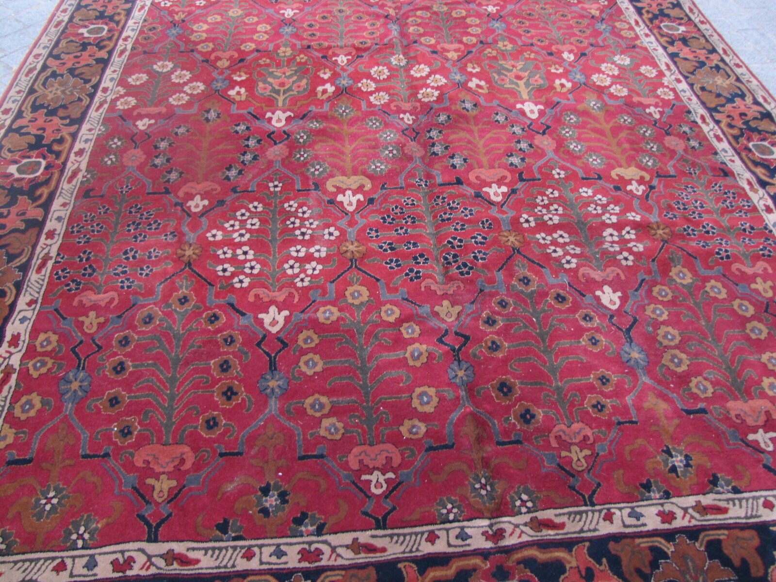 Carpet old french points janus done hand 245X345cm