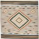 Tapis Kilim Vintage Beige Fait Main, Design Géométrique Élégant, 284x378 Cm