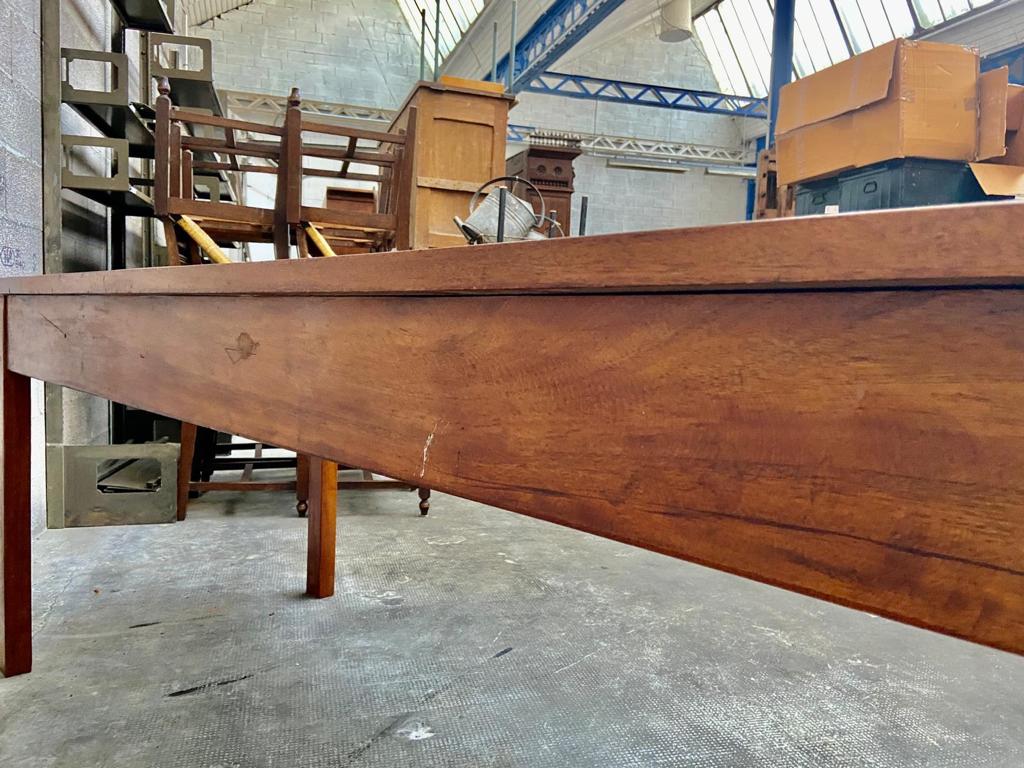 Mahogany farmhouse table 1950