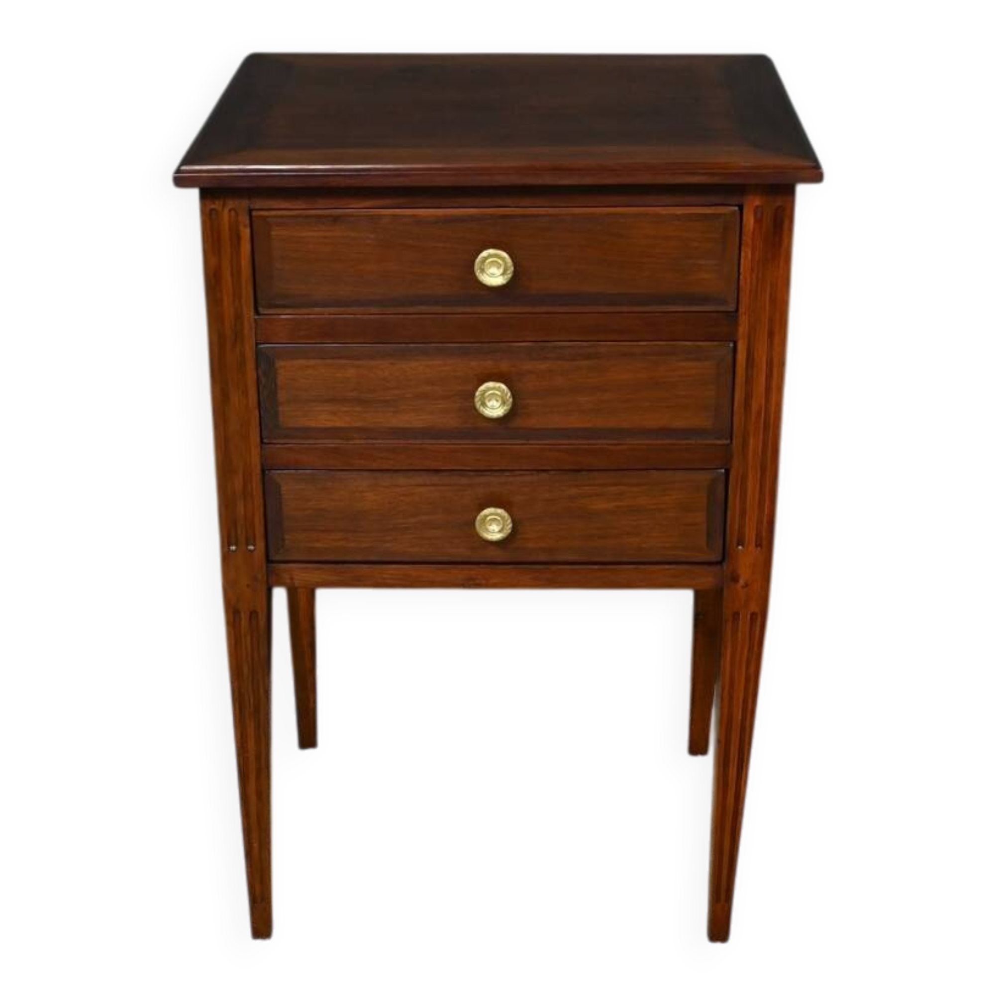 Mahogany chest of drawers, Louis XVI period – Late 18th century