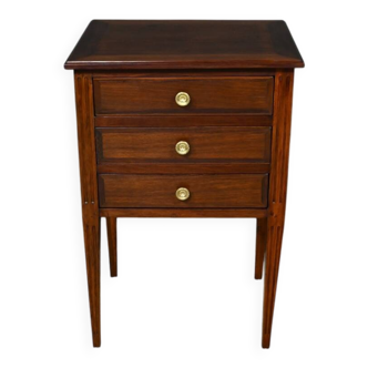 Mahogany chest of drawers, Louis XVI period – Late 18th century