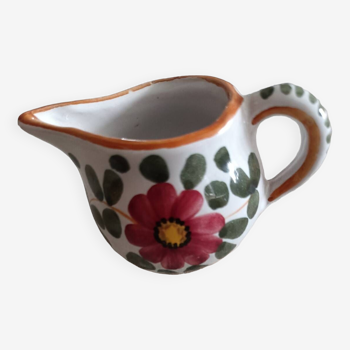 Small milk jug with floral decoration ARS Deruta