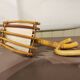 Applique vintage en rotin Louis Sognot