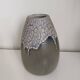 Stoneware vase from Puisaye signed Léon Pointu