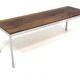 "Alpacka" bench in rosewood, Gillis Lundgren, Möbel-Ikéa, Sweden, 1960